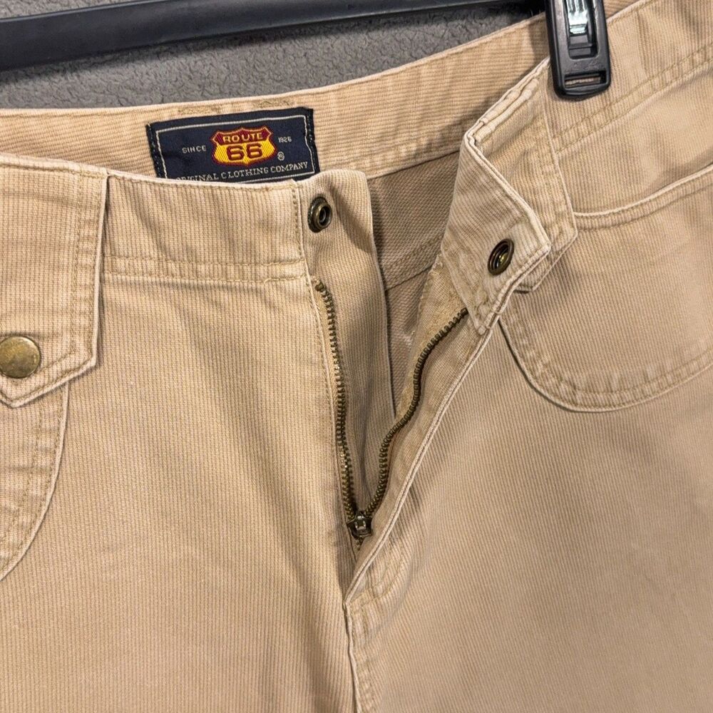 Route 66 Women's Size 16 Pants Lot 2 Pair Khaki Brown Straight Leg Cotton Casual - Picture 5 of 16